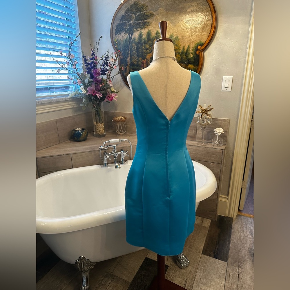 Edan Maids Electric Blue Bridesmaid or Wedding Dress Sexy and Fitted 6 - Picture 10 of 15